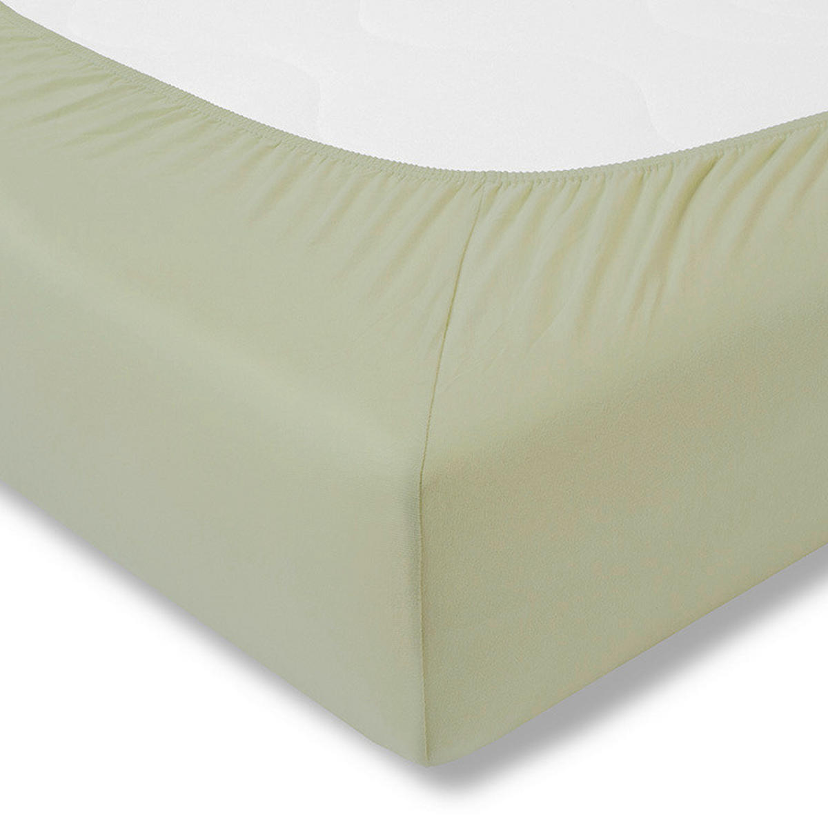 SPANNLEINTUCH 200/200 cm Single-Jersey  - Hellgrün, Basics, Textil (200/200cm) - Estella