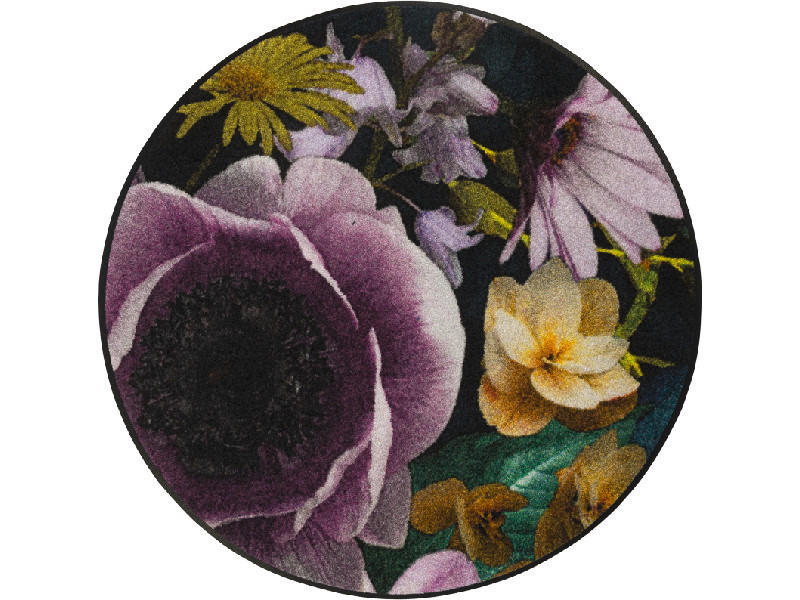 COVOR CU ȚESĂTURĂ PLATĂ Anemone  - multicolor, Konventionell, plastic/textil (85cm) - wash+dry