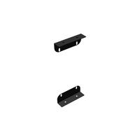 BEFESTIGUNGSSET  - Schwarz, Basics, Metall (9,5/14/3,5cm)