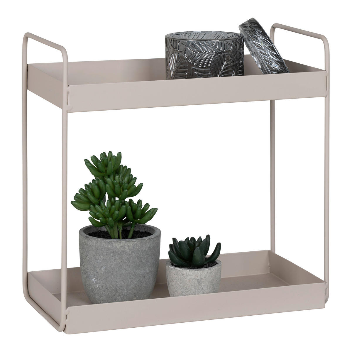 FRISTÅENDE HYLLA i 30/31/15 cm sandfärgad  - sandfärgad, Basics, metall (30/31/15cm)