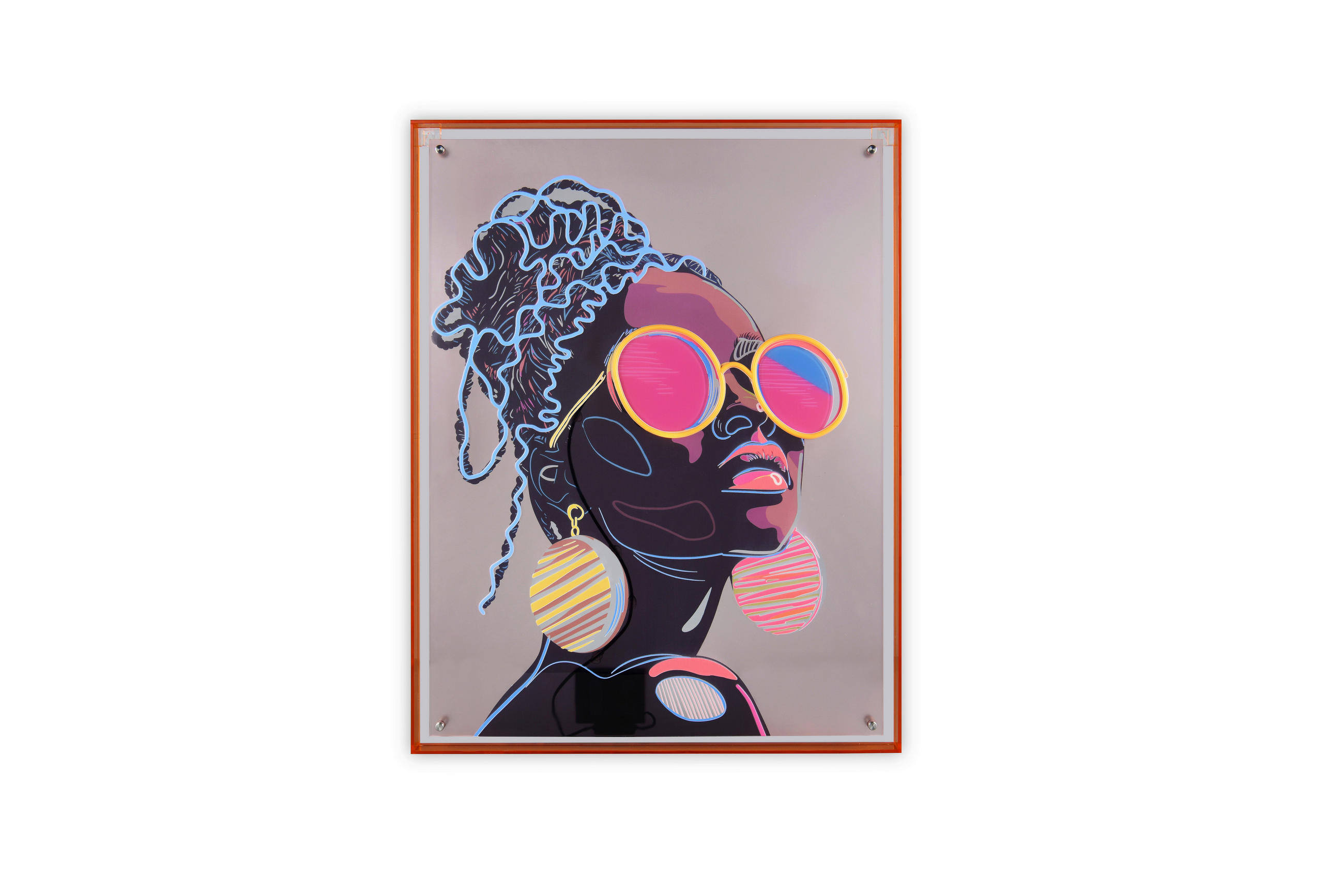 ACRYLGLASBILD Frauen Multicolor  - Multicolor/Braun, Basics, Kunststoff (65/85/4cm) - Milino