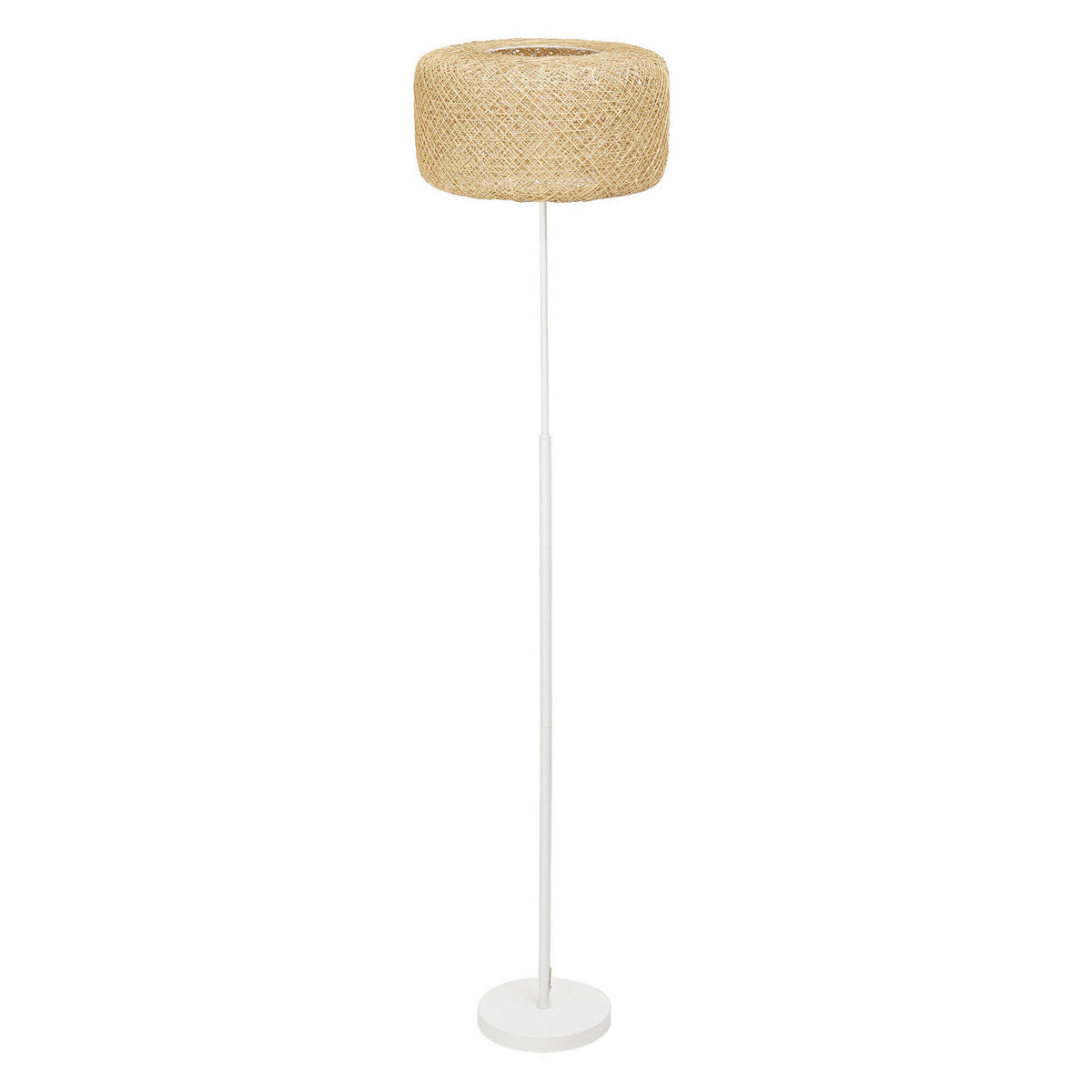 STEHLEUCHTE 40/164 cm    - Beige, Natur, Papier/Metall (40/164cm) - Osram