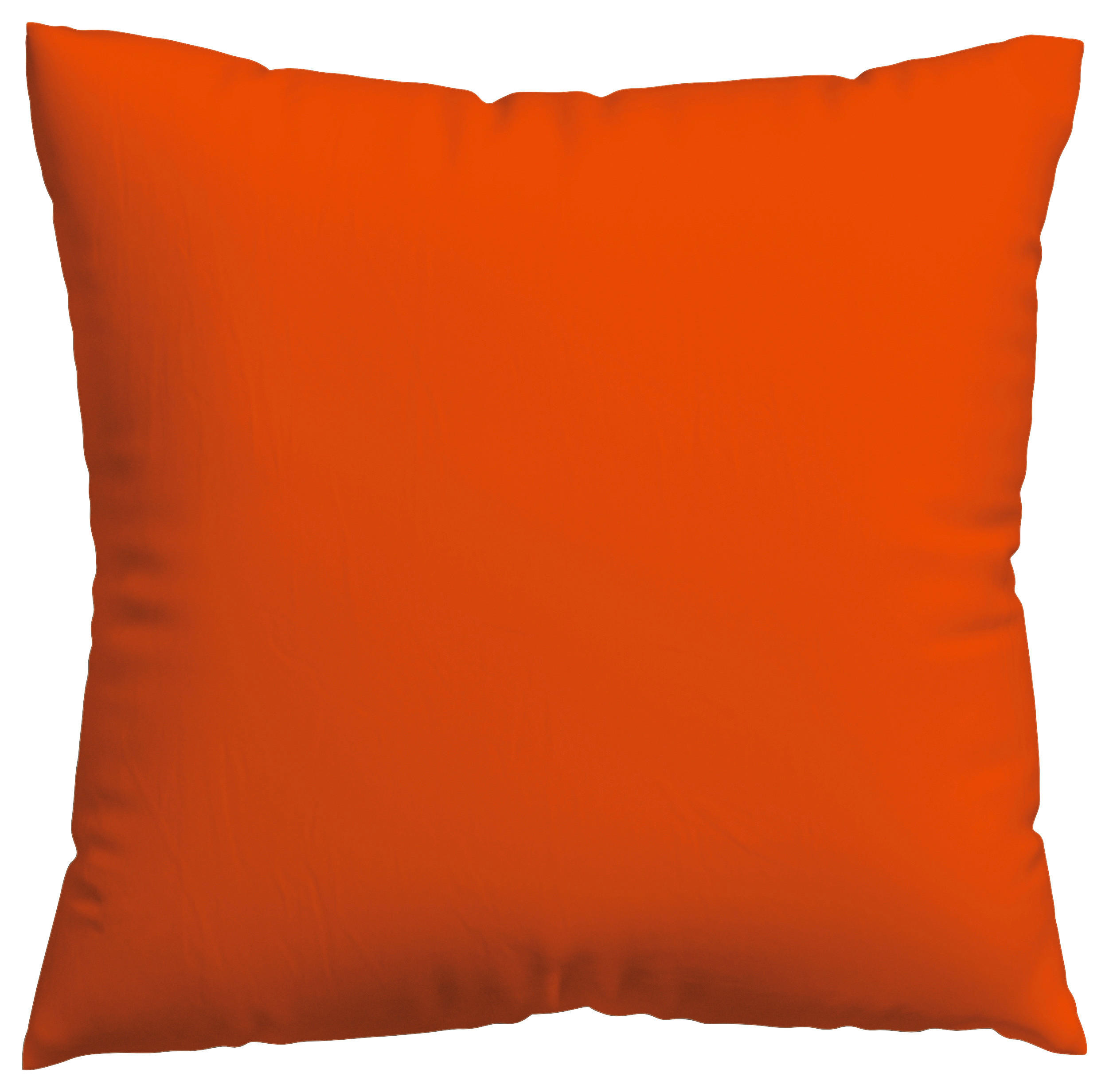 KISSENHÜLLE KNITTED JERSEY 40/40 cm  - Dunkelorange, Basics, Textil (40/40cm) - Schlafgut