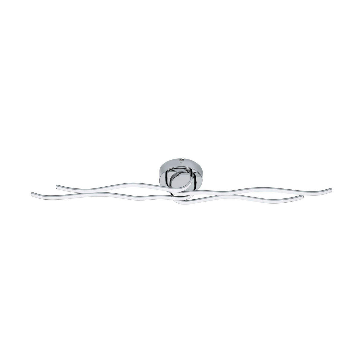 PLAFONIERĂ CU LED - alb/culoare crom, Basics, metal (185/16/12.5cm)