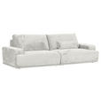 BIGSOFA Chenille Beige  - Beige/Schwarz, KONVENTIONELL, Kunststoff/Textil (282/73/115cm) - Carryhome