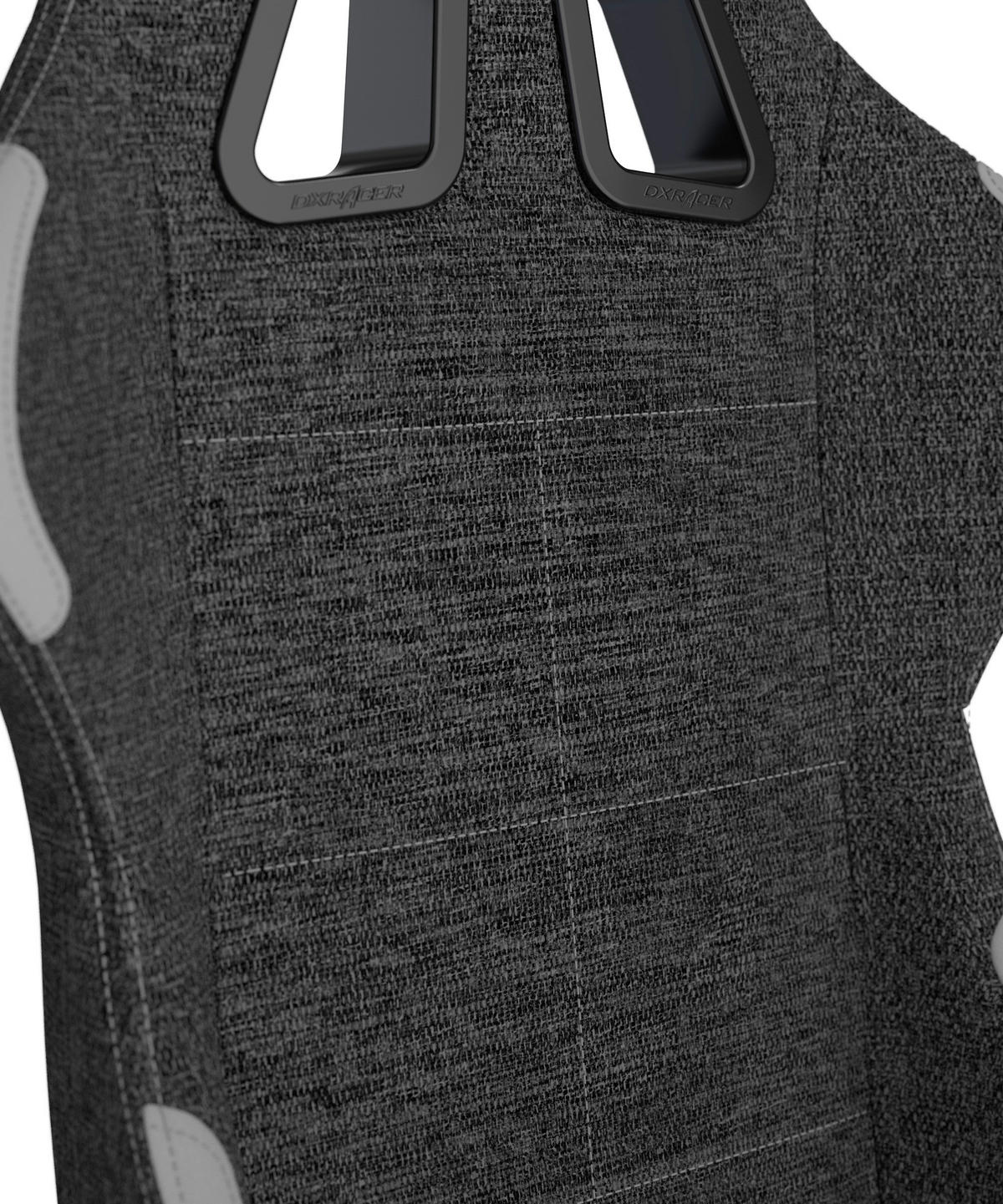 GAMINGSTUHL  in Grau, Schwarz  - Schwarz/Grau, KONVENTIONELL, Kunststoff/Textil (70/129/70cm) - Dxracer