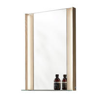 BADEZIMMERSPIEGEL 62/76,8/14,1 cm  - Eichefarben/Eschefarben, MODERN, Holz (62/76,8/14,1cm) - Valdera