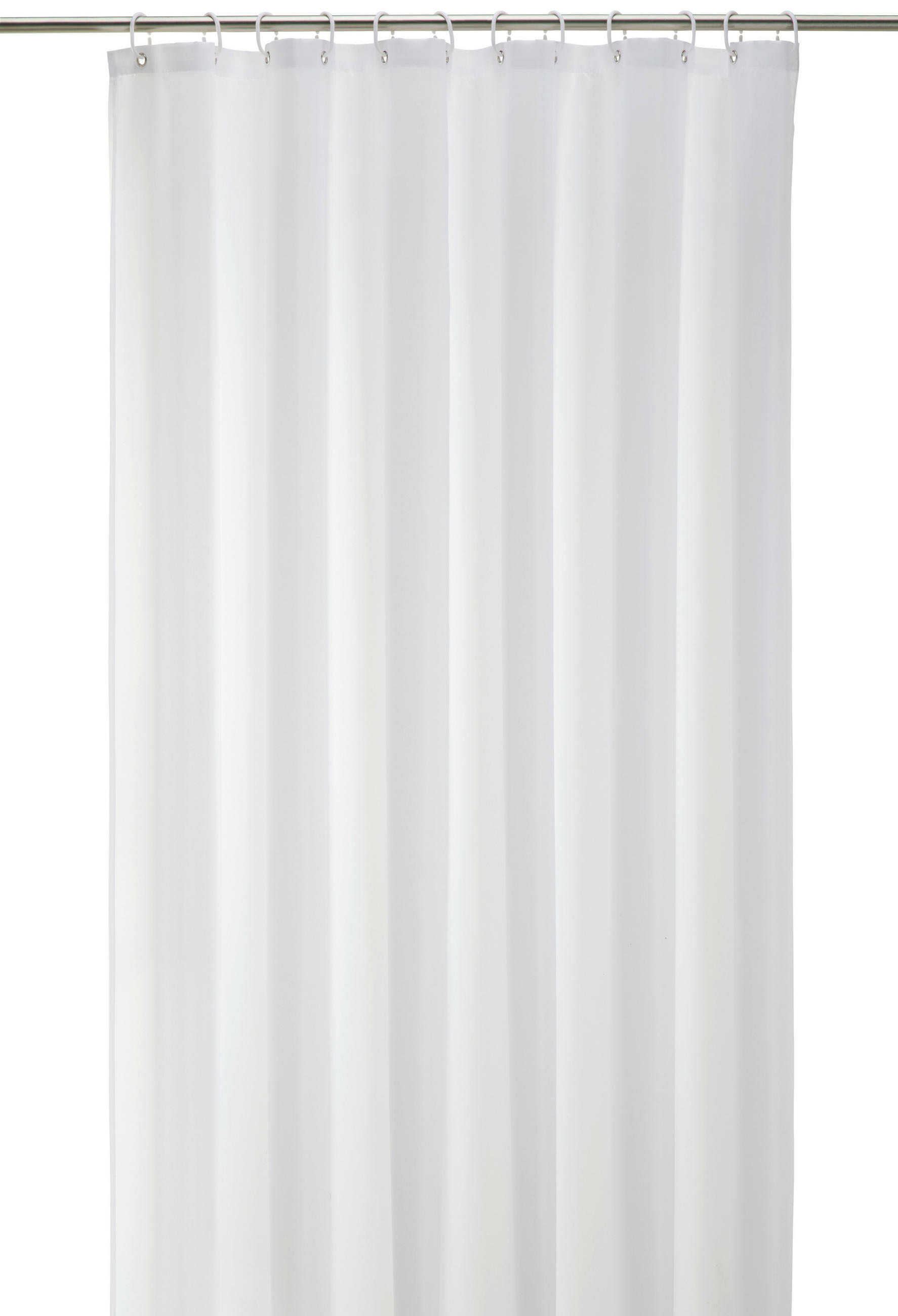 ZAVESA ZA TUŠIRANJE  bela  - bela, Osnovno, tekstil (180/200cm) - Boxxx