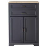 KOMMODE  in 86/127/38 cm  - Titanfarben/Graphitfarben, KONVENTIONELL, Holzwerkstoff/Metall (86/127/38cm) - Carryhome