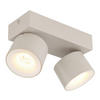 LED-STRAHLER 20.5/7.2/12 cm   - Transparent/Weiß, Design, Kunststoff/Metall (20.5/7.2/12cm) - Globo