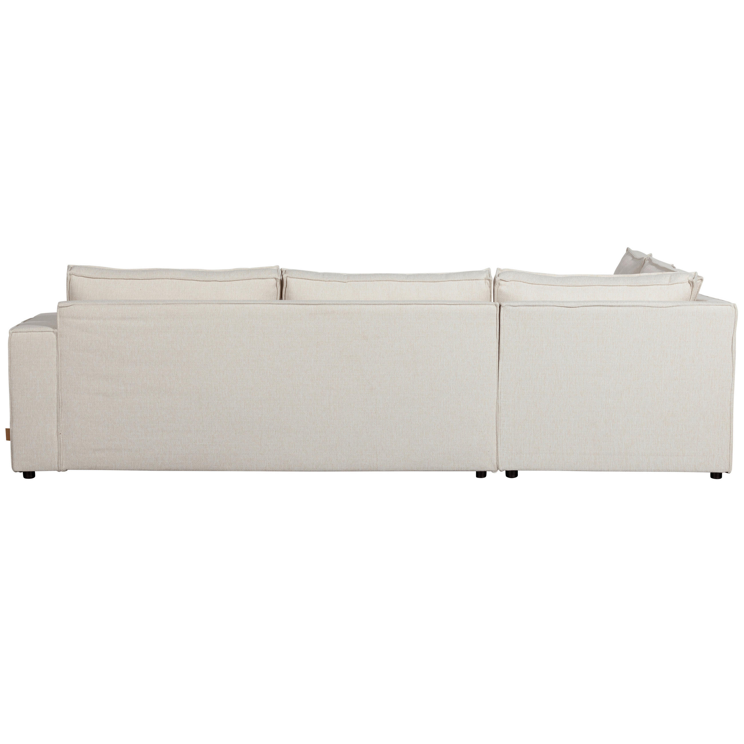 Thumbnail - Livetastic Ecksofa Thomas, Natur, Textil, 4-Sitzer, L-Form, 283x197 cm, Made in EU, seitenverkehrt erhältlich, Rücken ec...