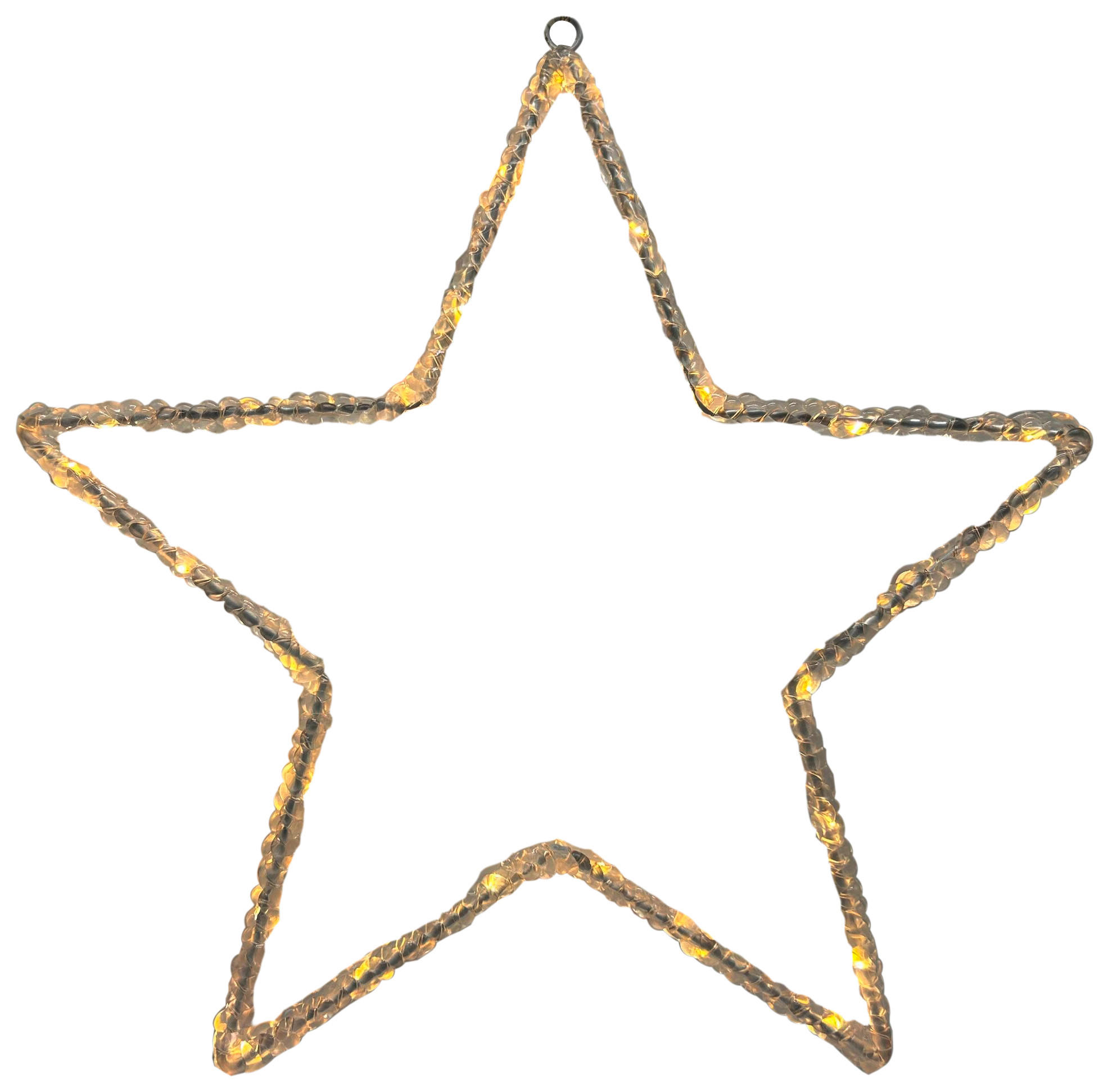 DEKOSTERN  - Klar, LIFESTYLE, Kunststoff/Metall (40/40cm) - X-Mas