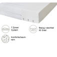 KOMFORTSCHAUMMATRATZE 120/200 cm Höhe ca. 25 cm  - Weiß, Basics, Textil (120/200cm) - Sleeptex