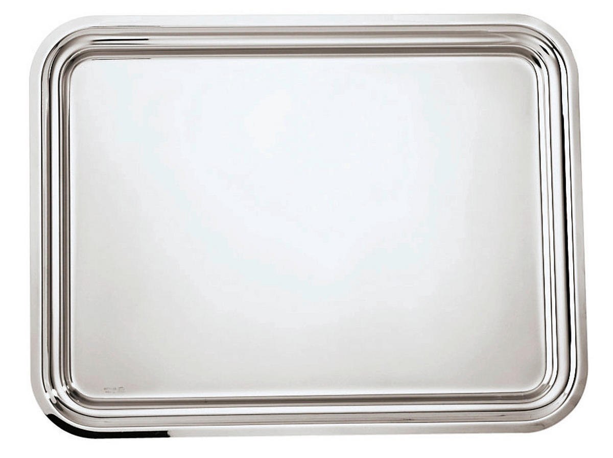 POSLUŽAVNIK DEKORATIVNI  - Konvencionalno, metal (42/28/5cm) - Sambonet