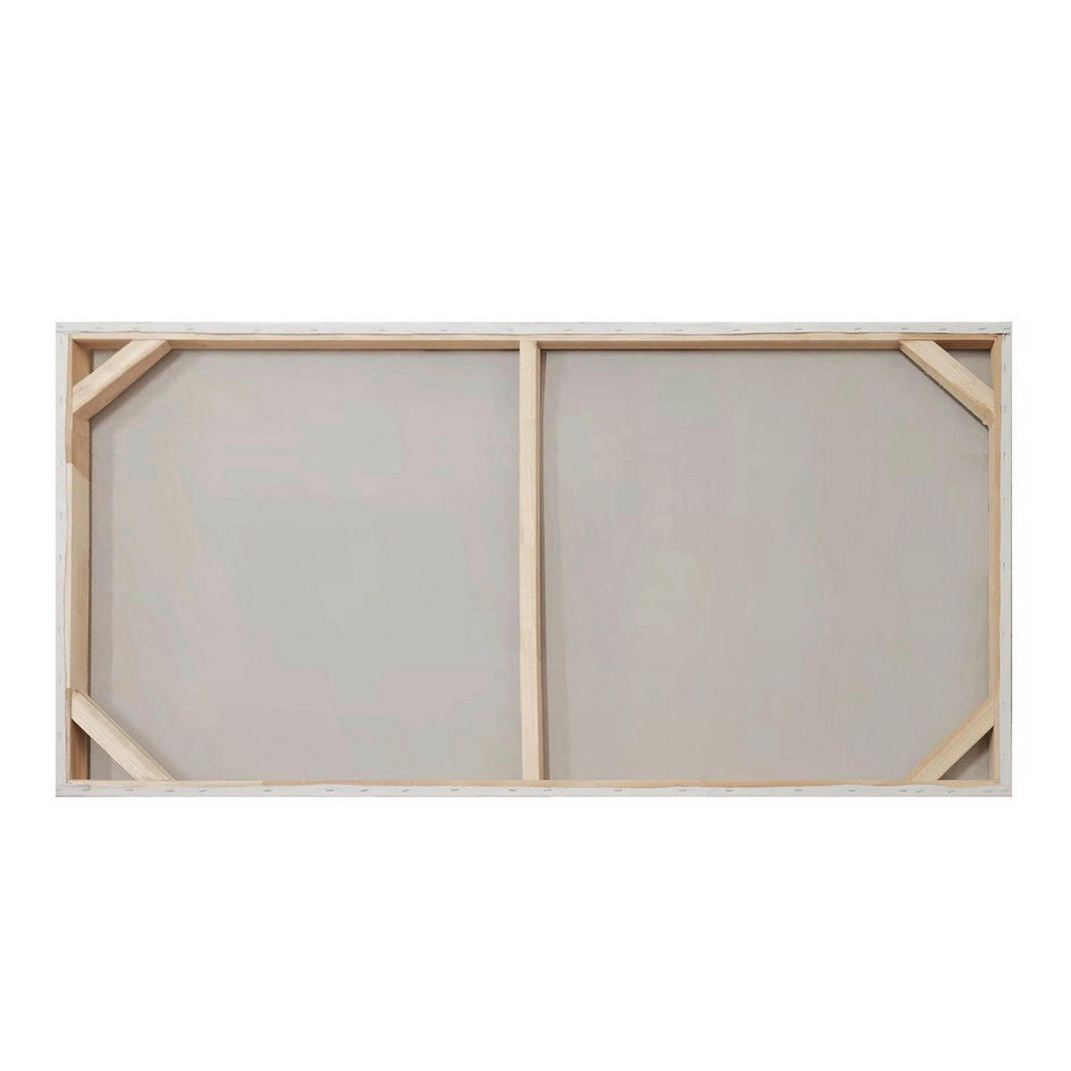 OLEJOMAĽBA, abstraktné, 150/70 cm  - biela, Design, drevo/textil (150/70cm) - Monee