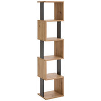 REGAL  35/161/30 cm Anthrazit, Eiche Artisan  - Anthrazit/Eiche Artisan, Basics, Holzwerkstoff (35/161/30cm) - Xora