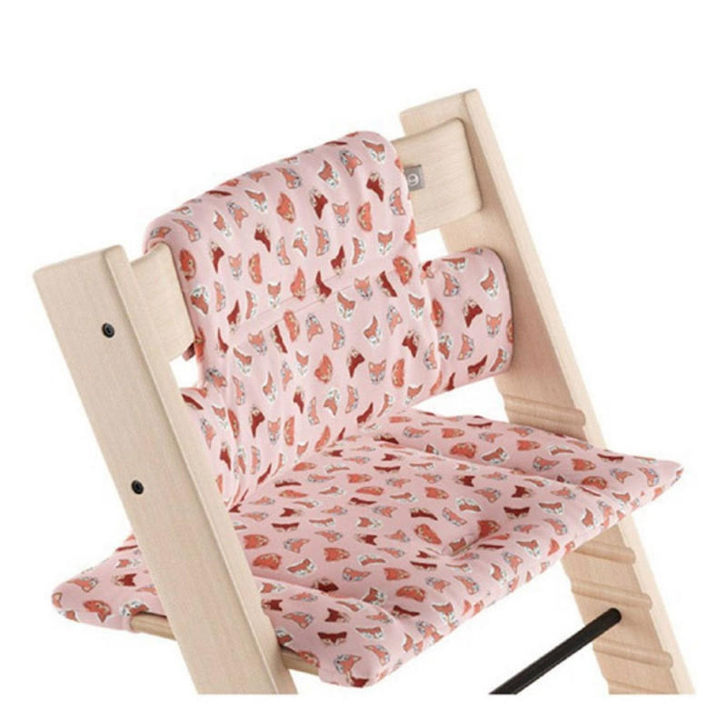 HOCHSTUHLEINLAGE   Pink Fox OCS   Tripp Trapp classic cushion  - Pink, Trend, Textil (42/25/2cm) - Stokke