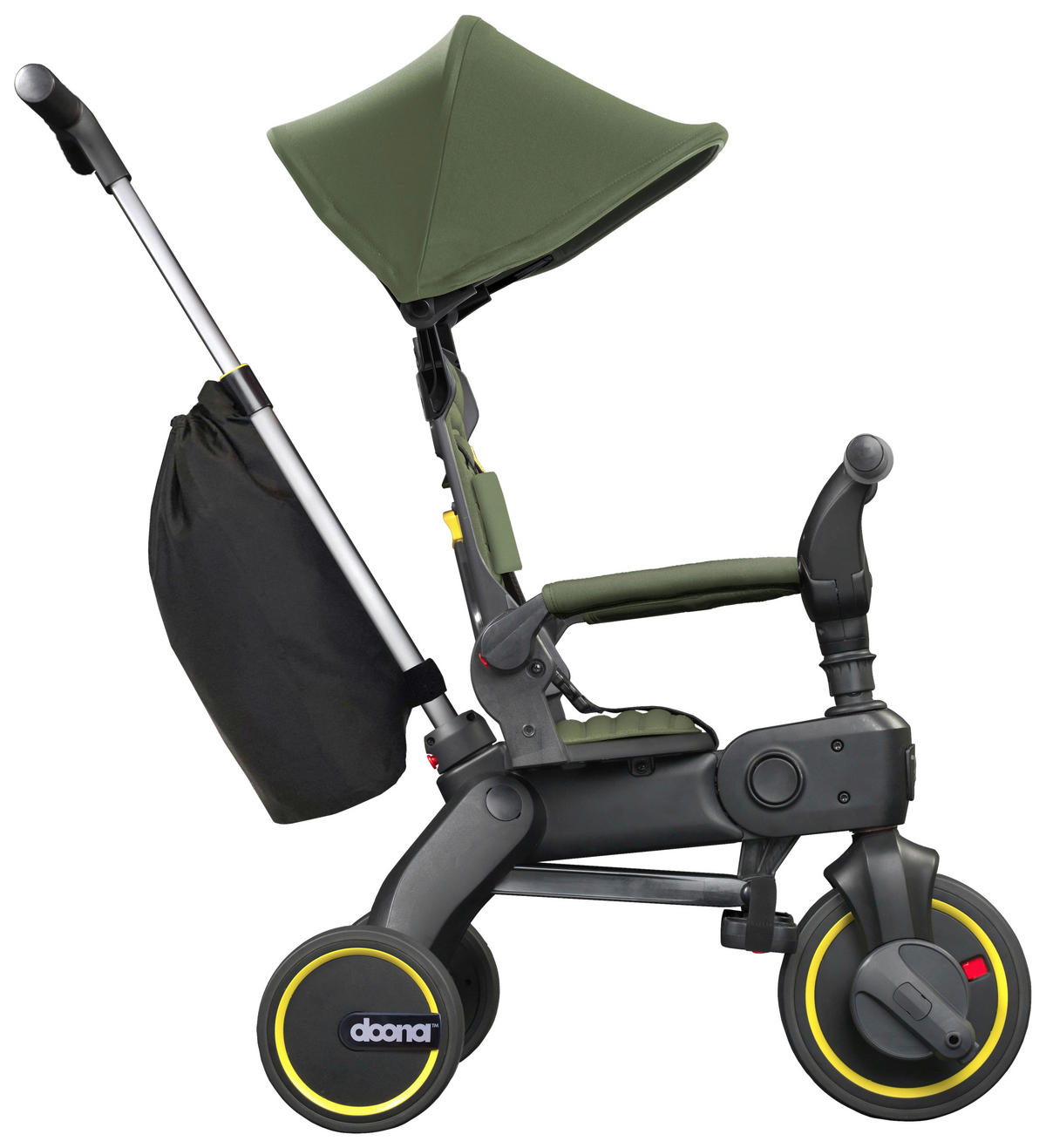 DREIRAD Liki Trike S3  - Schwarz/Grün, Trend, Kunststoff/Metall (33,9/33,9/25,1cm) - Doona