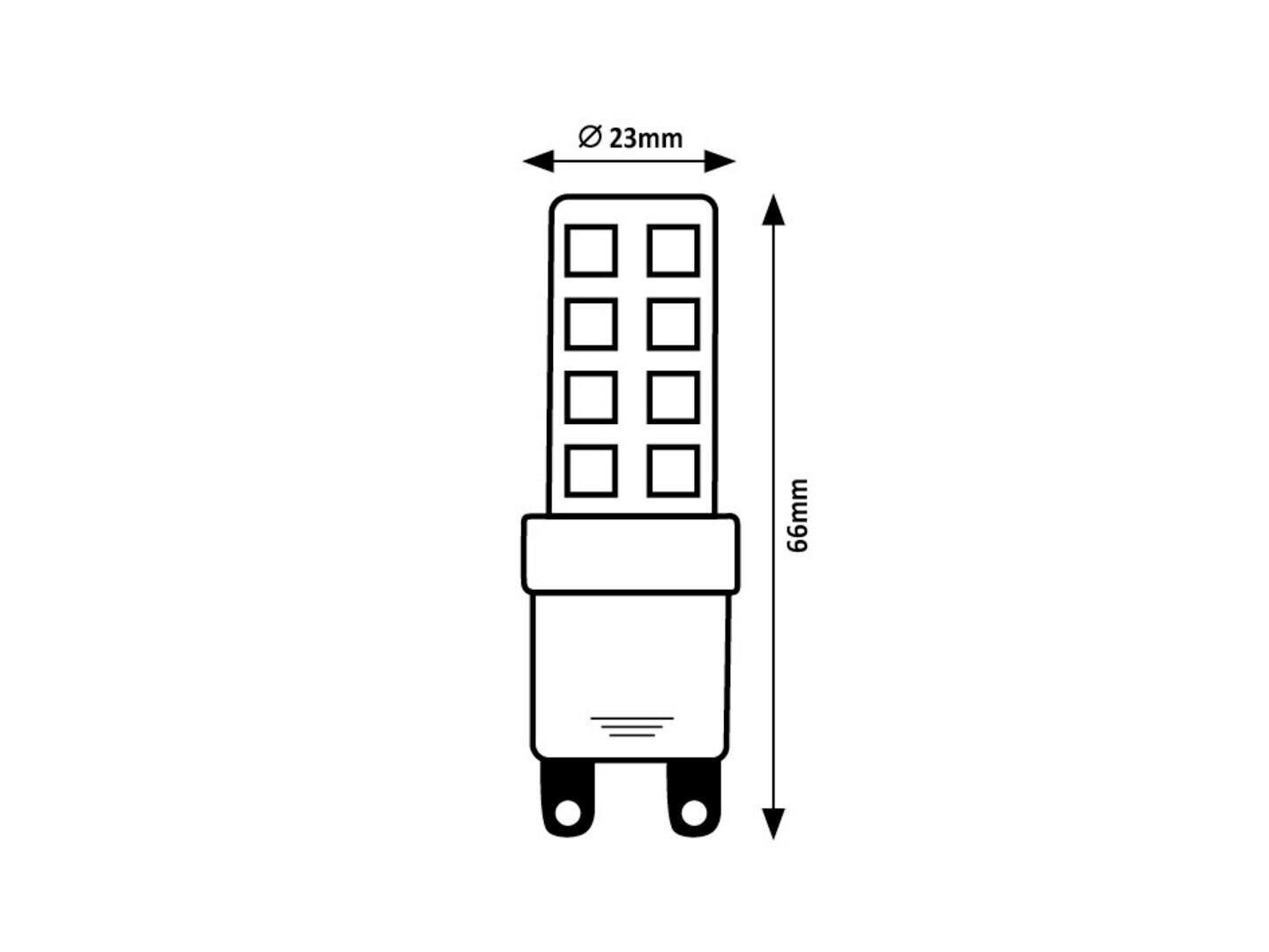 LED ŽARULJA  - prozirno, Basics, plastika (2.3/6.6cm)