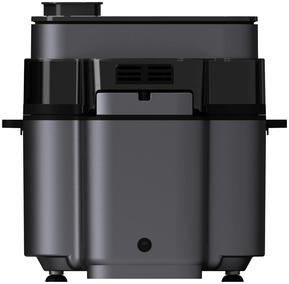 HEIßLUFTFRITTEUSE Airfryer MF-CY75C2 7 L  - Dunkelgrau, Basics, Kunststoff/Metall (32,0/31,5/31,2cm) - Midea