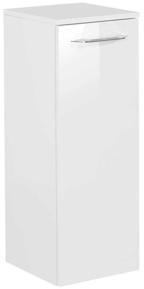 MIDISCHRANK 30,5/81/32 cm  - Alufarben, MODERN, Glas/Holzwerkstoff (30,5/81/32cm) - MID.YOU