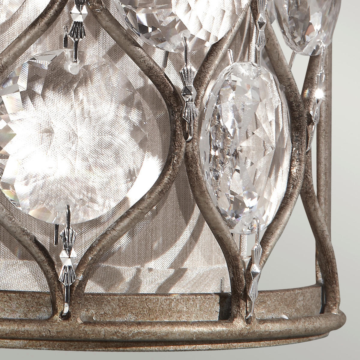 WANDLEUCHTE - Silberfarben, Konventionell, Metall (20.3 /20.3 /11.4cm) - Elstead Lighting