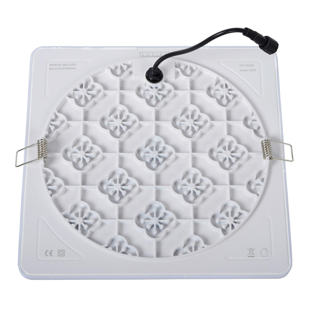LED-BADEZIMMER-DECKENLEUCHTE CERES-LED 21.5/21.5/4.6 cm   - KONVENTIONELL (21.5/21.5/4.6cm) - Lucide