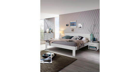 KOMMODE in 93/81/42 cm - Alufarben/Weiß, Basics, Holzwerkstoff/Kunststoff (93/81/42cm) - Xora
