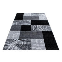 WEBTEPPICH 80/150 cm Parma  - Schwarz, KONVENTIONELL, Textil (80/150cm) - Novel