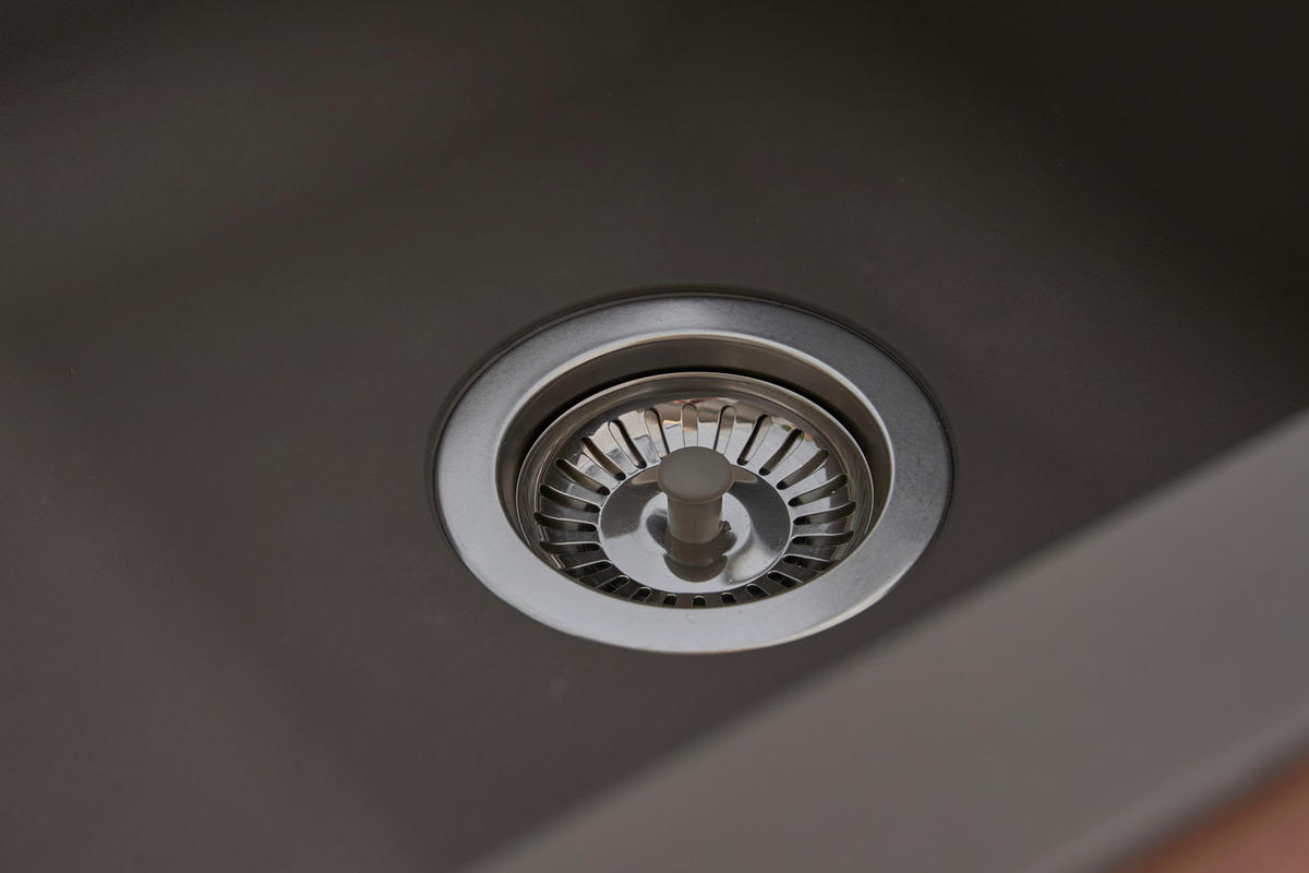 SPÜLE 1712DENVER78X44G  - Grau, Trend, Glas/Kunststoff (78/17/43,5cm) - Respekta