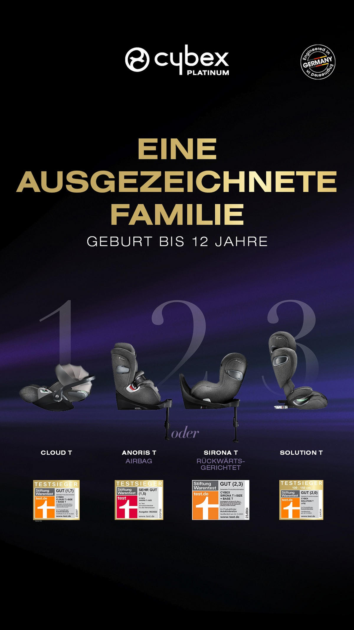 REBOARDER-KINDERSITZ Sirona T i-Size Plus  - Schwarz, Basics, Kunststoff/Textil (71,5/43/68cm) - cybex PLATINUM