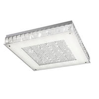 LED SVJETILJKA STROPNA 1012 ORION  - prozirno/boje kroma, Basics, staklo/metal (55/55/10cm)