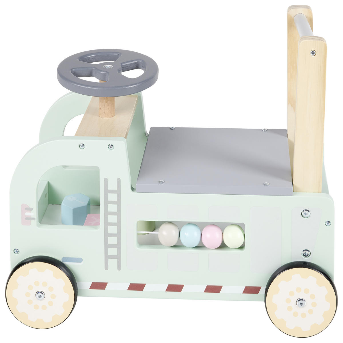 LAUFLERNWAGEN - Multicolor, Trend, Holz (45,8/21,3/39,8cm) - My Baby Lou