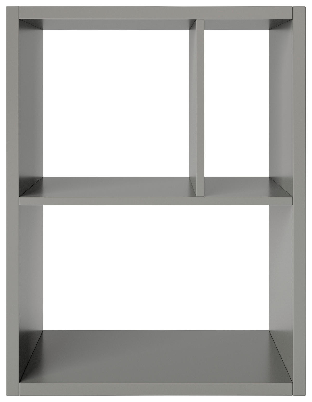 REGAL Grau  - Grau, Basics, Holzwerkstoff (75/58/34cm) - MID.YOU