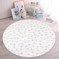 KINDERTEPPICH  Wohnzimmer 150/150 cm Multicolor rund  - Multicolor, Basics, Textil (150/150cm)