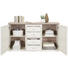 SIDEBOARD 159,8/89,3/42,5 cm - Weiß/Grau, LIFESTYLE, Holzwerkstoff/Metall (159,8/89,3/42,5cm) - Hom`in SIDEBOARD 159,8/89,3/42,5 cm - Weiß/Grau, LIFESTYLE, Holzwerkstoff/Metall (159,8/89,3/42,5cm) - Hom`in