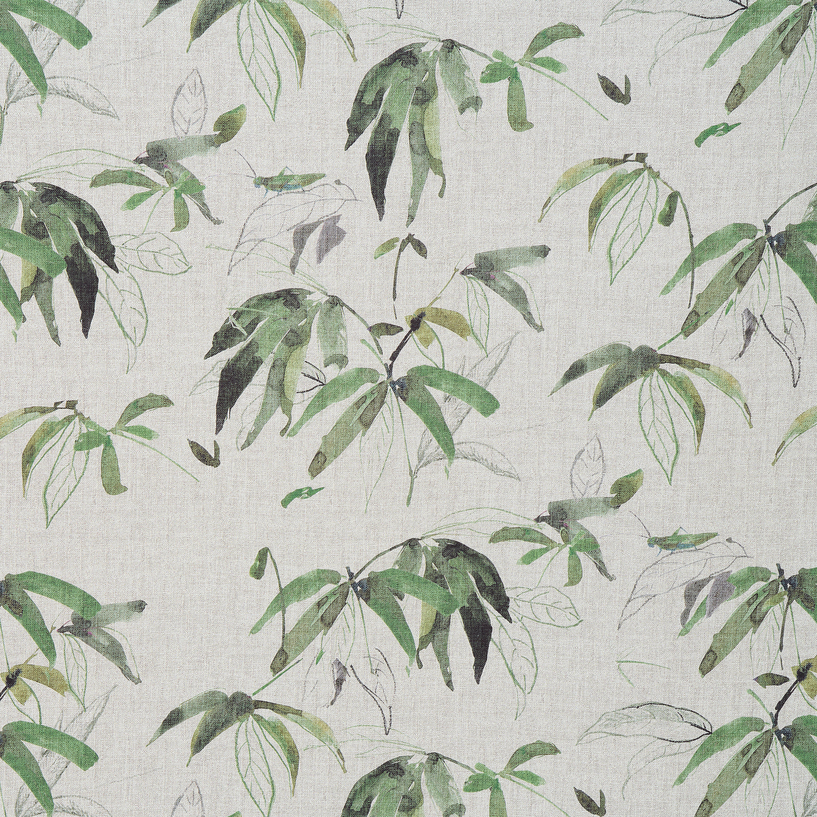 DEKOSTOFF per lfm Verdunkelung  - Grün, KONVENTIONELL, Textil (150cm) - Esposa
