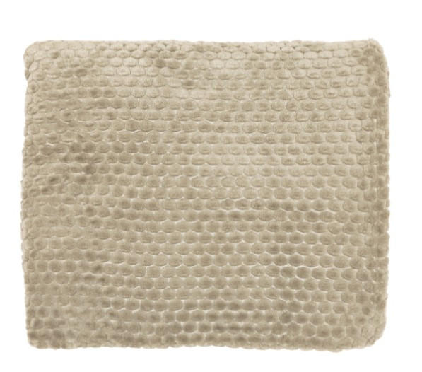 FILT 130/160 cm  - sandfärgad, Design, textil (130/160cm)