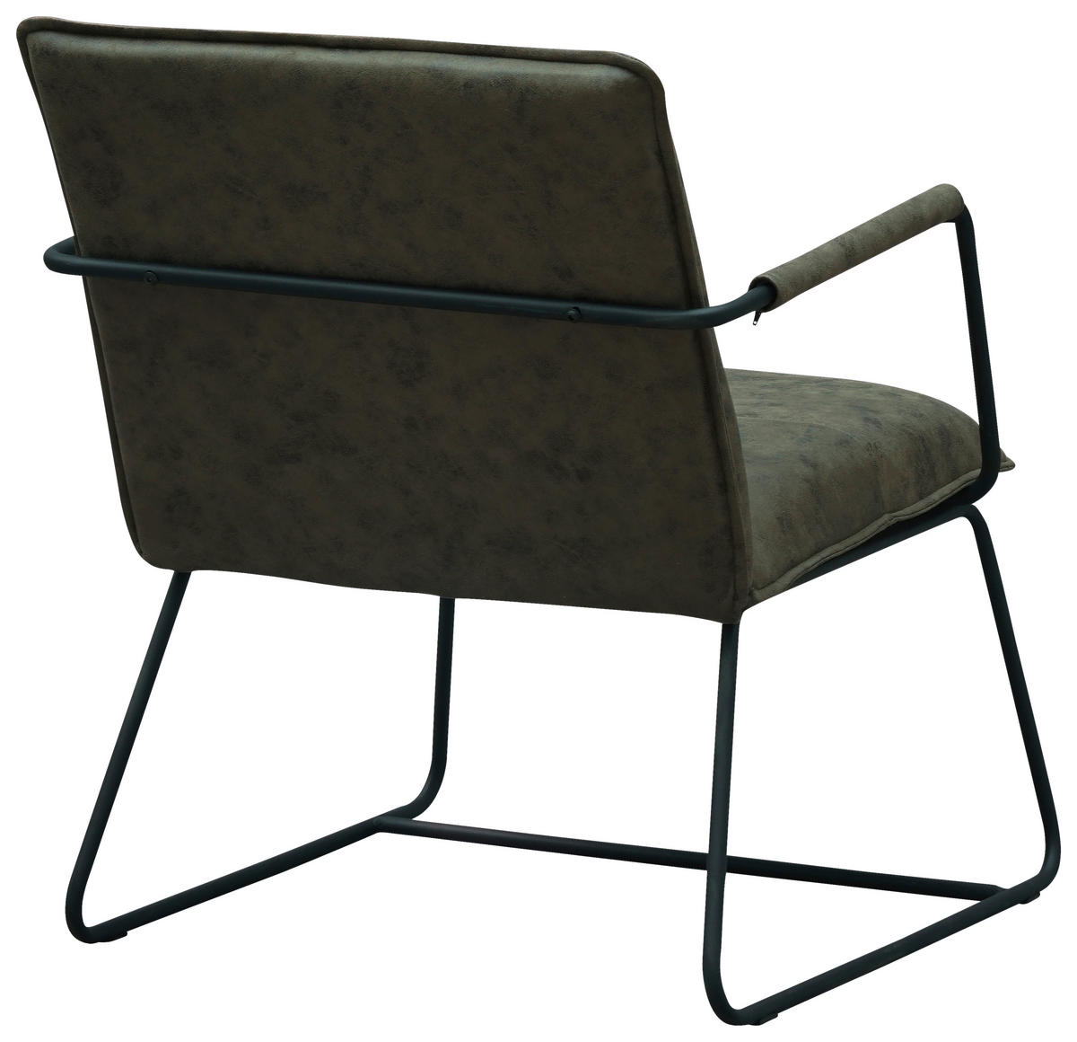 KRESLO, kov, textil, zelená - čierna/zelená, Modern, kov/textil (65/80/68cm) - MID.YOU