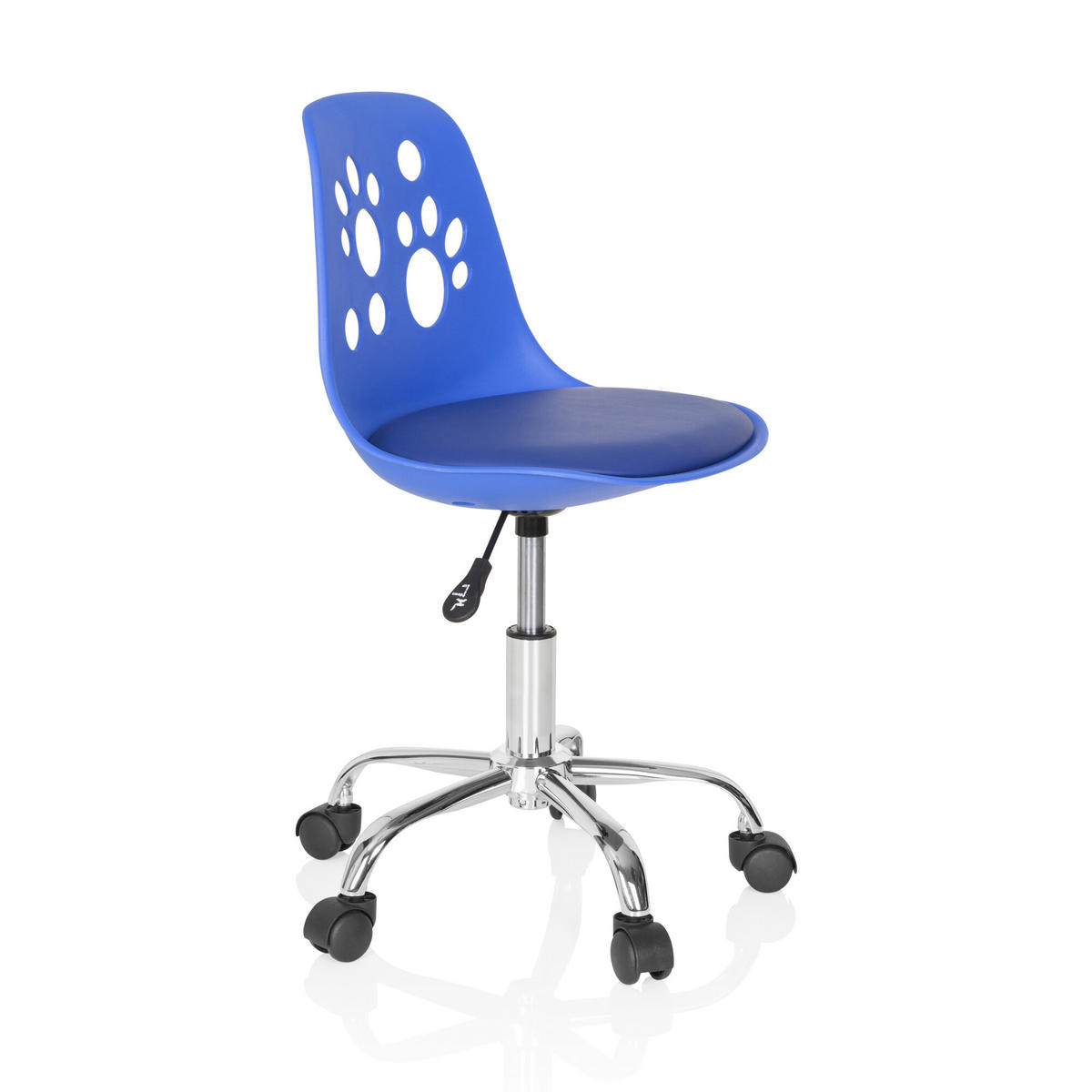 JUGENDDREHSTUHL Blau  - Blau, MODERN, Kunststoff/Textil (40/72-82/44cm) - MID.YOU