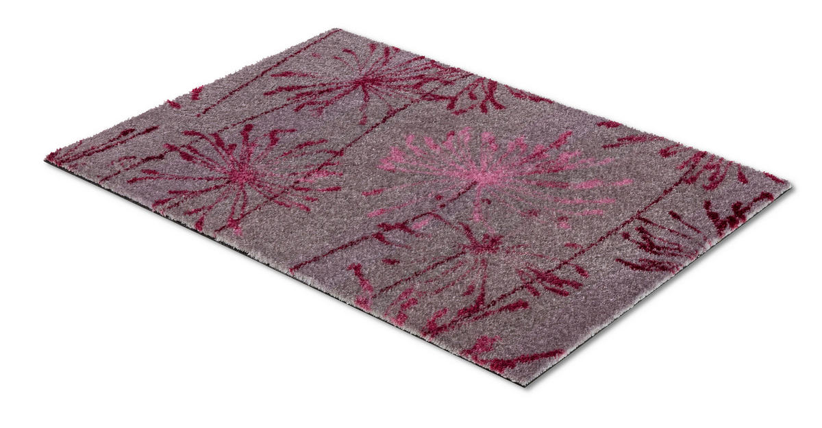 FUSSMATTE  50/70 cm  Grau, Rosa, Pink  Abstraktes  - Pink/Rosa, KONVENTIONELL, Textil (50/70cm) - Schöner Wohnen