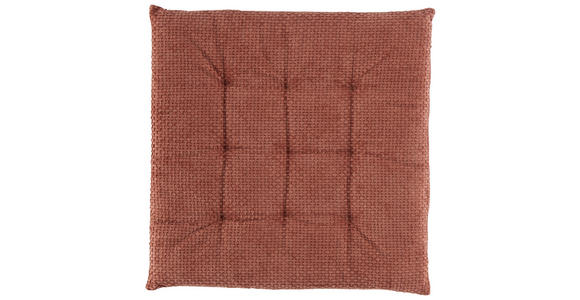 STUHLKISSEN  40/40 cm   - Terracotta, Basics, Kunststoff (40/40cm) - Novel