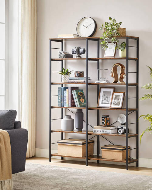REGAL Braun, Schwarz  - Schwarz/Braun, Trend, Holzwerkstoff (120/172,5/30cm) - Boxxx