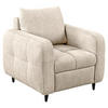 COCKTAILSESSEL Flachgewebe Naturfarben    - Schwarz/Naturfarben, Design, Holz/Textil (90/88/91cm) - Lomoco