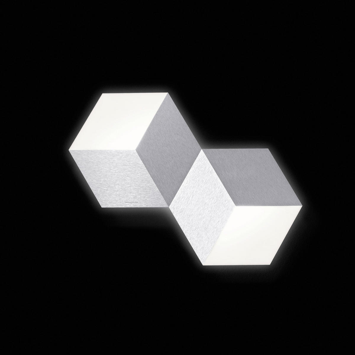 LED-DECKENLEUCHTE     - Alufarben, Design, Metall (30,6/53cm) - Grossmann