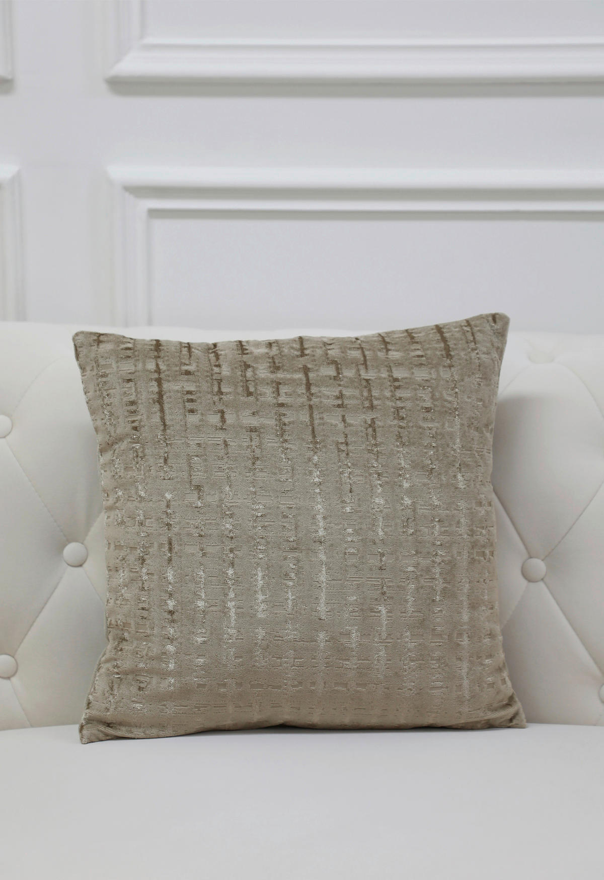 ZIERKISSEN  45/45 cm   - Sandfarben, Design, Textil (45/45cm) - Dieter Knoll