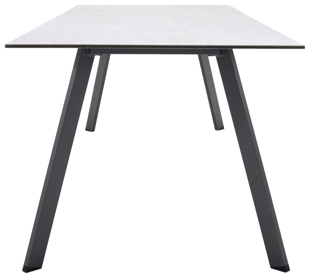 GARTENTISCH 220/90/75,2 cm Metall rechteckig  - Dunkelgrau, MODERN, Kunststoff/Metall (220/90/75,2cm) - Amatio