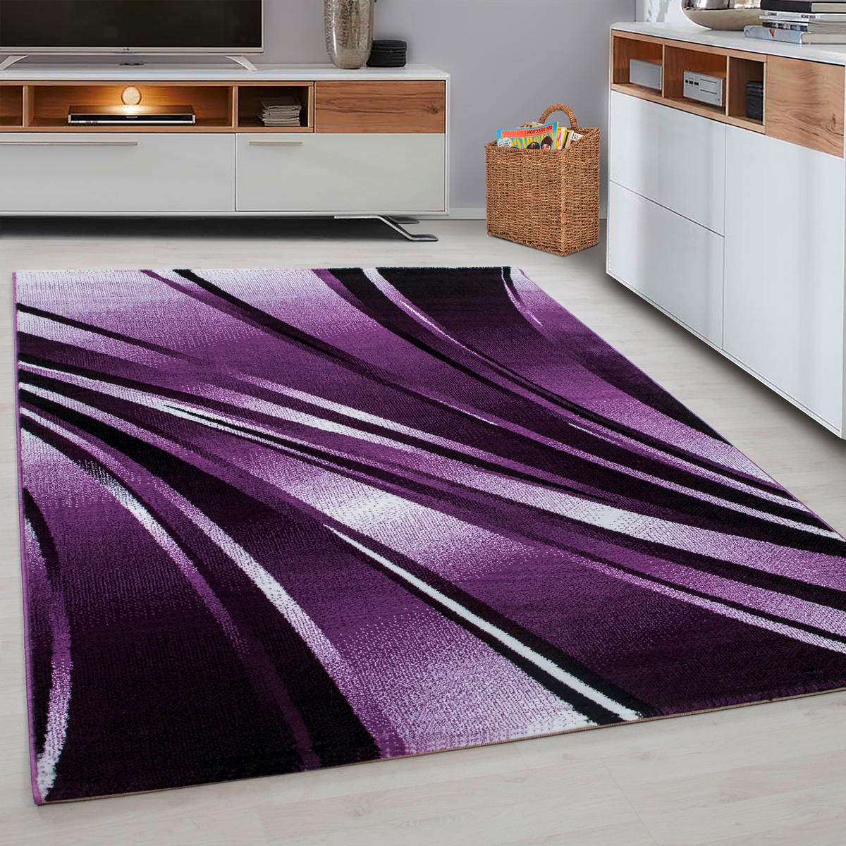 WEBTEPPICH 160/230 cm Parma Lila  - Lila, KONVENTIONELL, Textil (160/230cm) - Novel