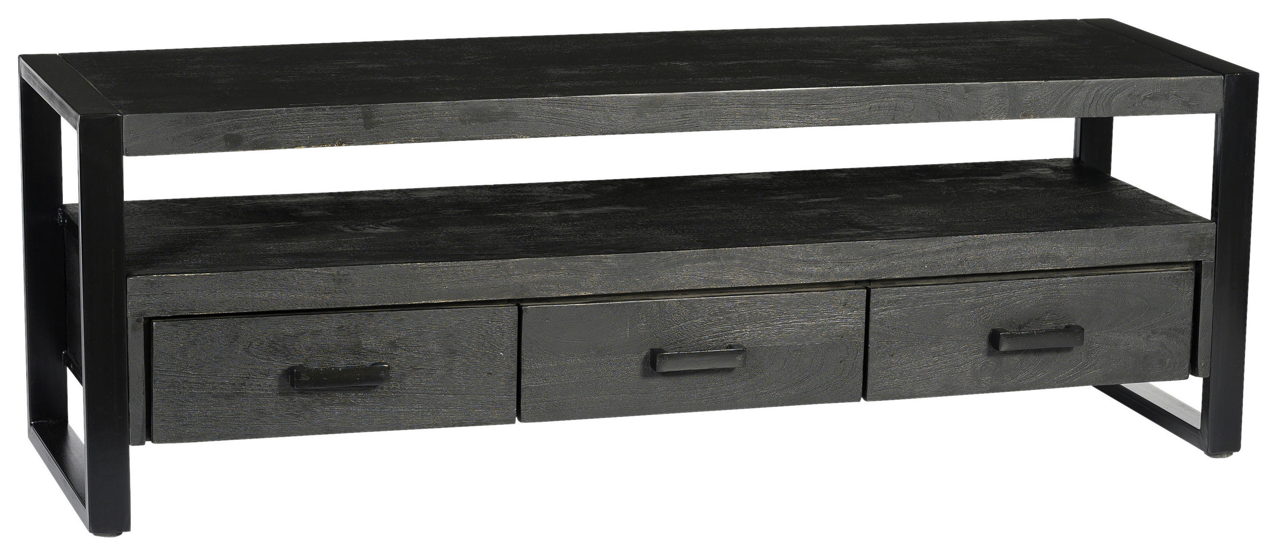 TV-ELEMENT Norris  150/50/45 cm  - Schwarz, Basics, Holz/Metall (150/50/45cm) - Livetastic