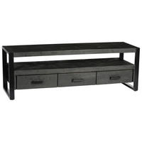 TV-ELEMENT Norris  150/50/45 cm  - Schwarz, Basics, Holz/Metall (150/50/45cm) - Livetastic